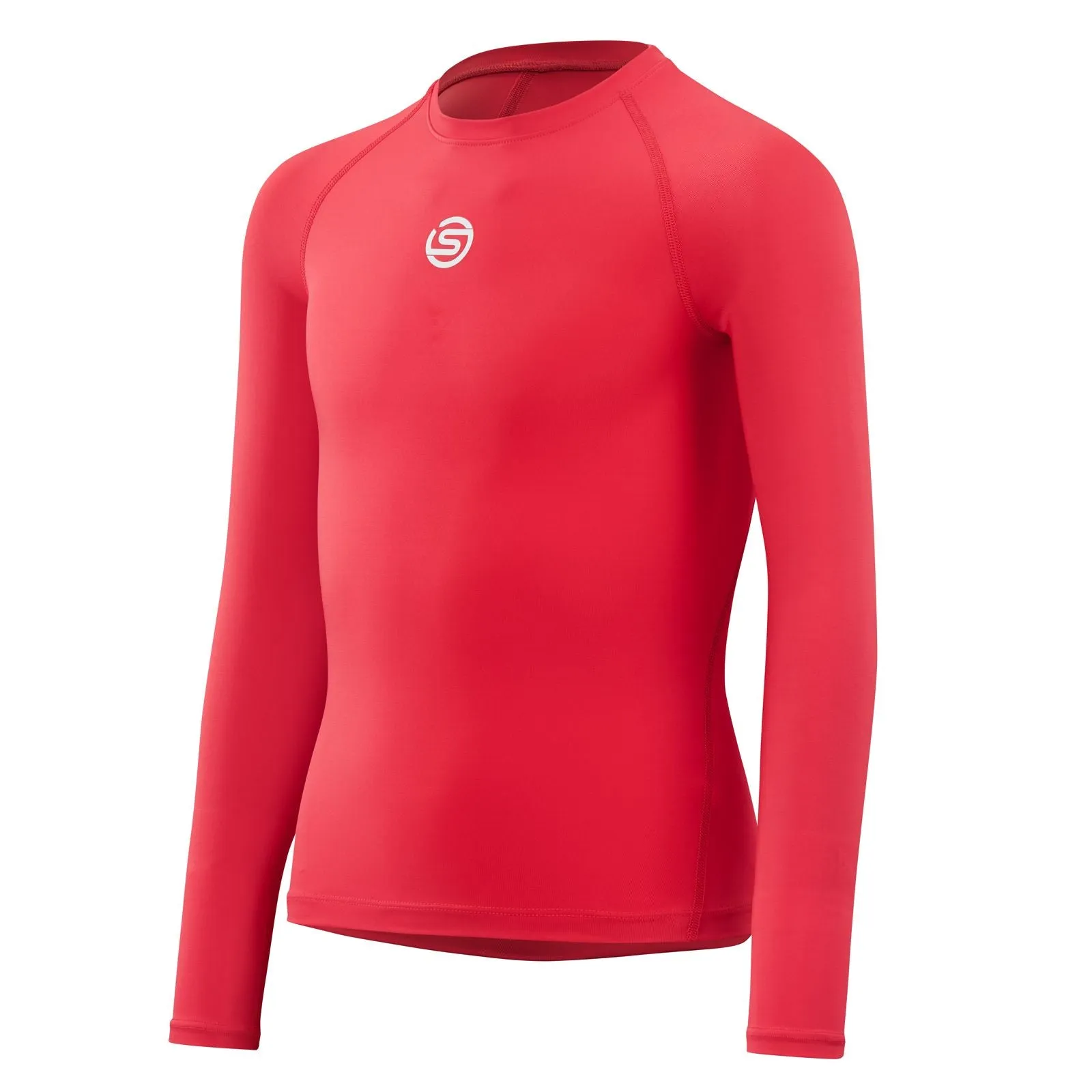 SKINS SERIES-1 YOUTH LONG SLEEVE TOP RED