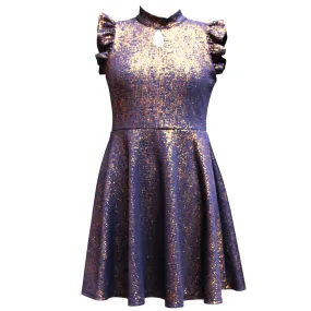 Tween Skater with Front Keyhole Dress