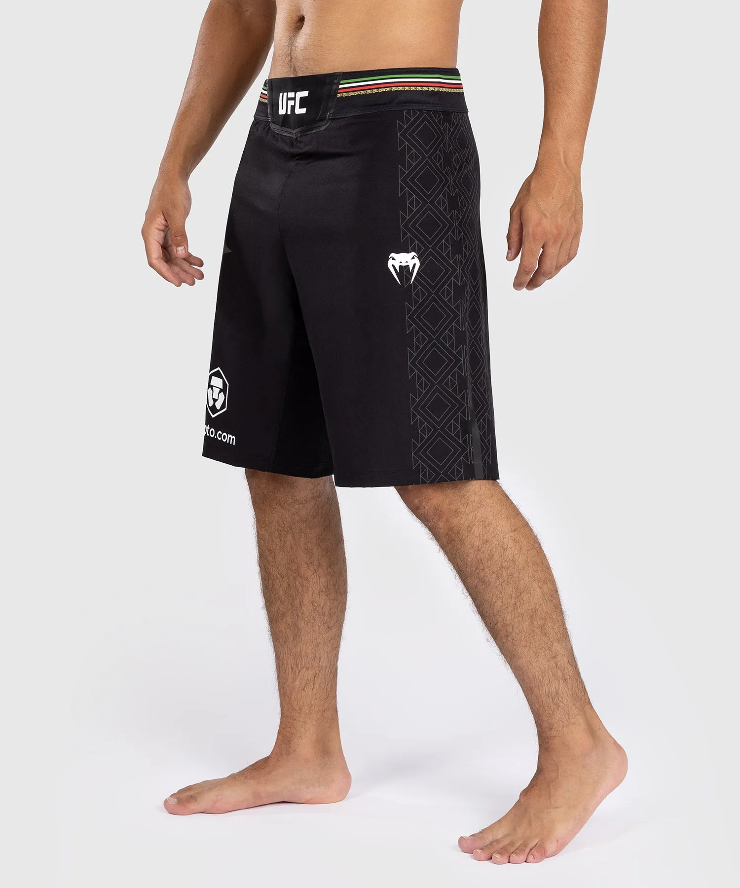 UFC Noche by Venum Personalized Authentic Fight Night Men's Fight Short - Black